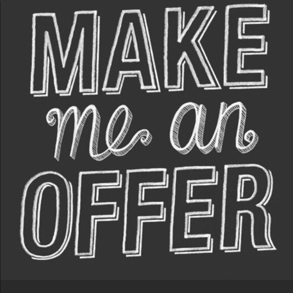 Make me an offer on any item 🤩